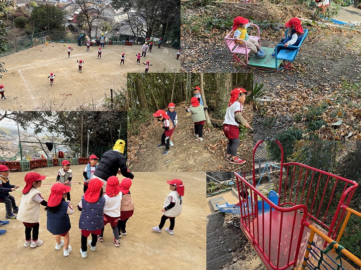 かんがるーの森とグラウンド