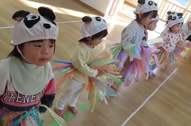 おたのしみ会にがんばりました