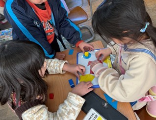 判田小学校１年生との交流会に行ってきたよ